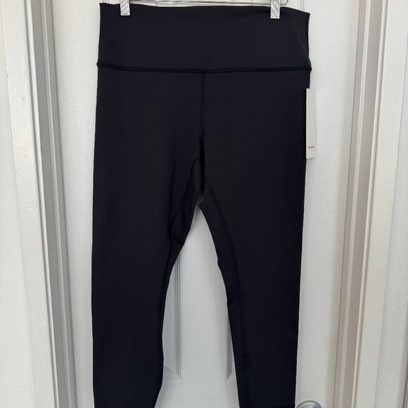 NWT Lululemon Wunder Under Luon High Rise Tights, 25'' Length, Black, Size 14 - Picture 2 of 16